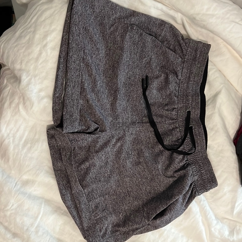 Lululemon grey shorts, size 6, 3.5” inseam